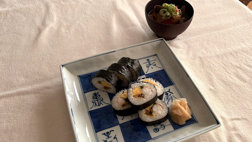 巻き寿司レッスンの写真